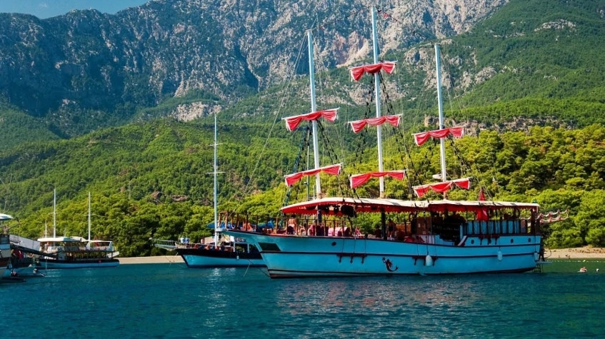 Antalya Boat Tour to Phaselis | Kemer Yacht Cruise & Ancient City Visit 7