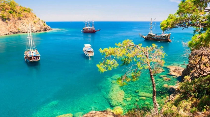 Antalya Boat Tour to Phaselis | Kemer Yacht Cruise & Ancient City Visit 8
