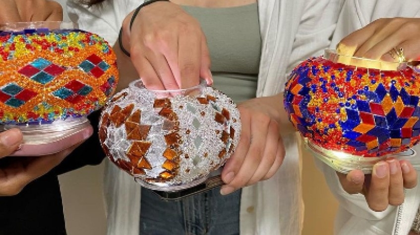 Galata: Mosaic Candle Holder Workshop 2