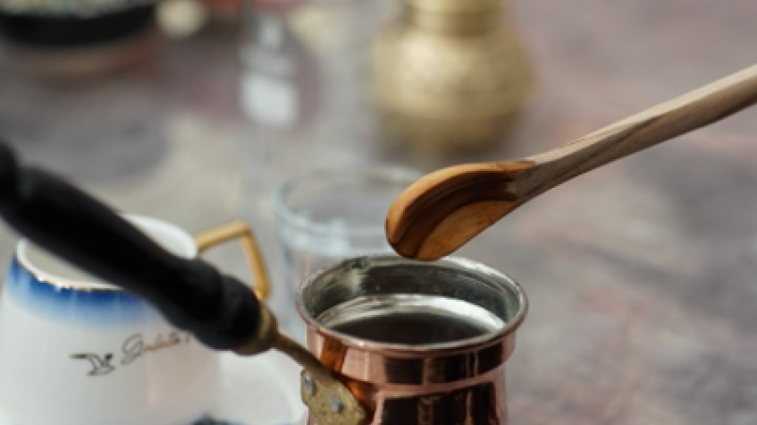 Turkish Coffee Making On Sand-Fortune Telling Workshop 7