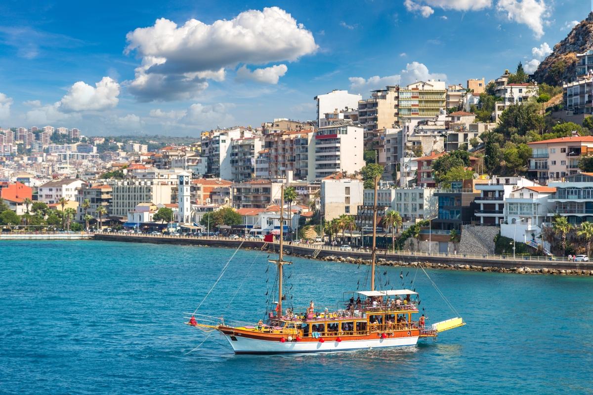 Daily Kusadasi Boat Cruise from Izmir | Relaxing Bays & Swimming Tour with Lunch