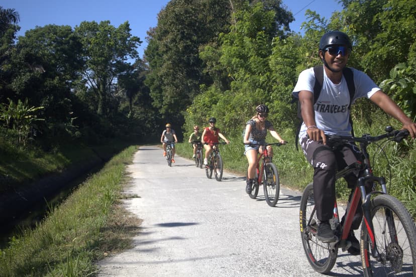 Golong Countryside Bike Ride to Ranget Spring and Lingsar Temple 4