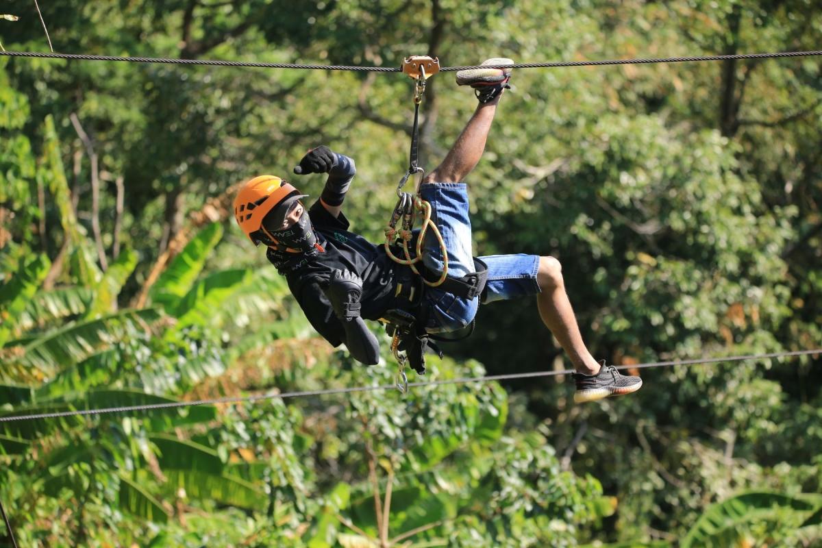 Adventure Trip- Zipline 18 Plat Forms + ATV 1hour + Paintball Activity Adventure Trip- Zipline 18 Plat Forms + ATV 1hour + Paintball Activity