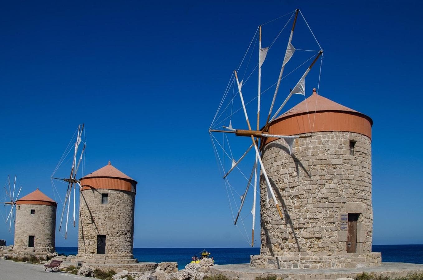 Mandraki Harbor of Rhodes