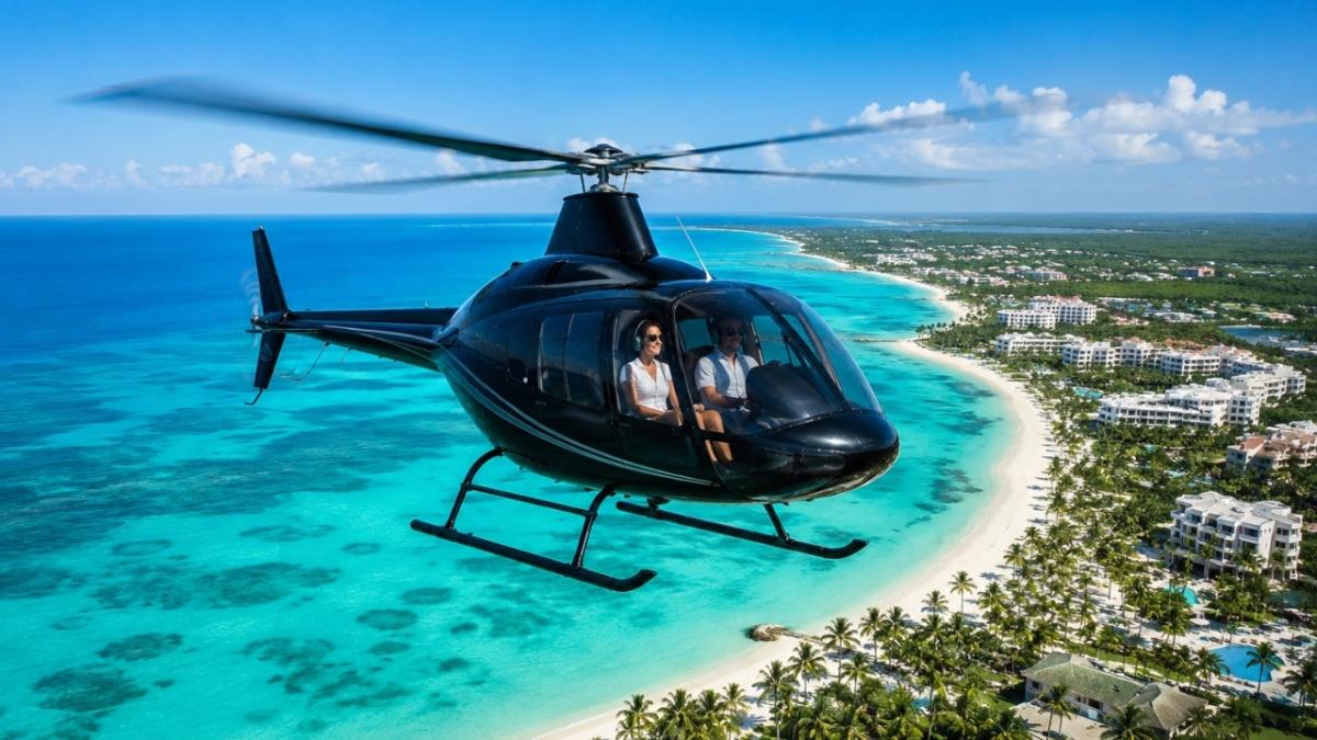 Punta Cana Helicopter Tour Over Bavaro & Cap Cana