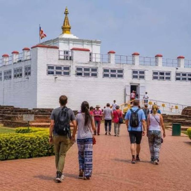 1-Day Lumbini Tour from Kathmandu by Flight