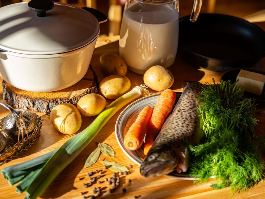 Lappish Cooking Class in Rovaniemi: Traditional Finnish Salmon Soup