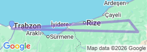 Tour route map