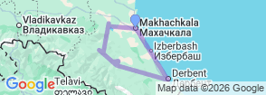 Tour route map
