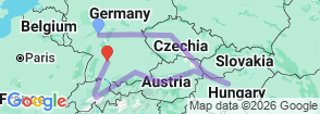 Tour route map