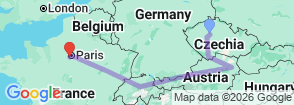 Tour route map