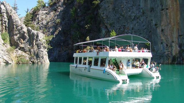 Green Canyon Boat Tour Departing from Antalya