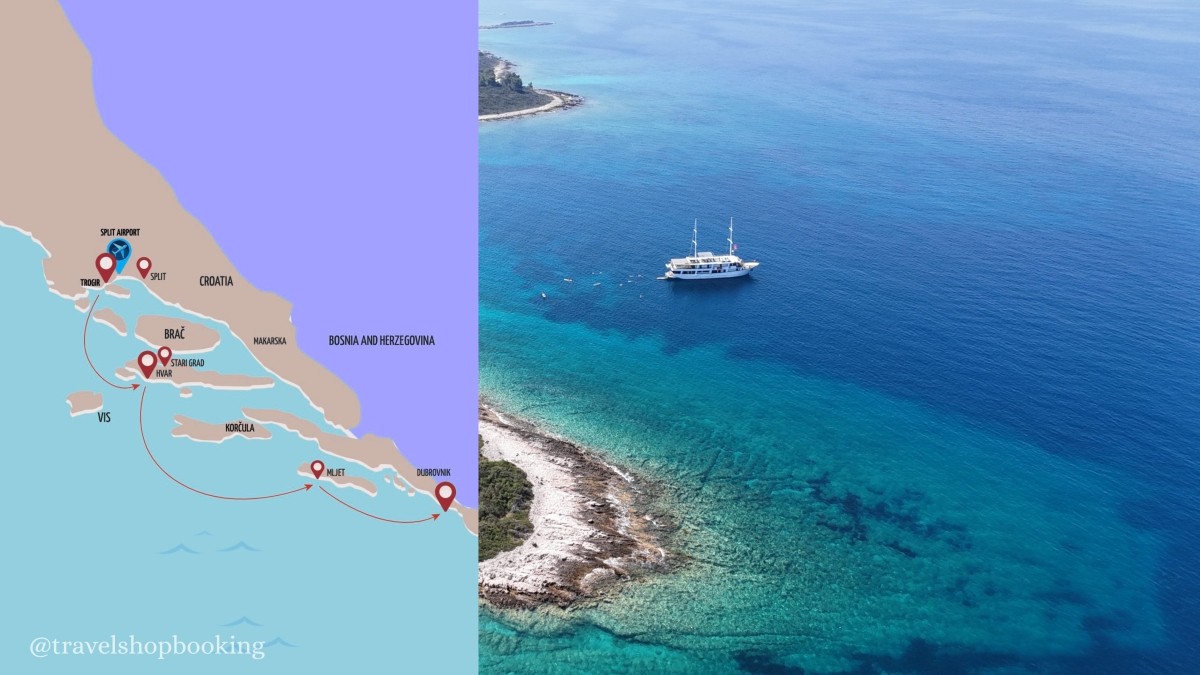 4 Days Sail Blue Cruise Croatia Split to Dubrovnik 1