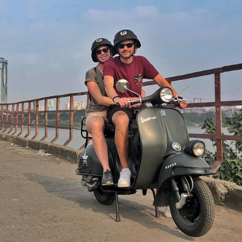 Explore Hanoi at Sunset Vintage Vespa Cultural and Historical Tour 3