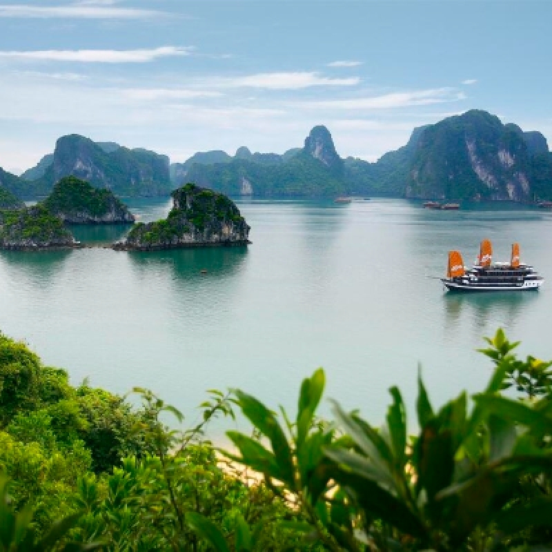 Halong Bay Luxury Cruise Explore Caves Kayak Pearl Workshop Full-Day Tour from Hanoi 1