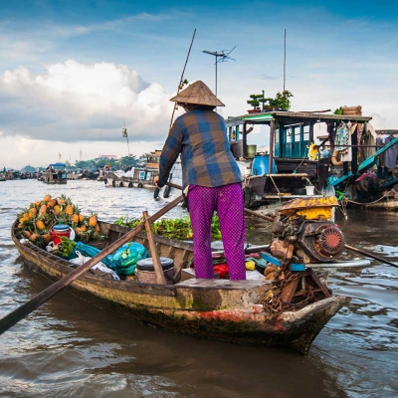 Mekong Delta Full Day Exploration My Tho Ben Tre Pagoda Visit Boat Cruises 2