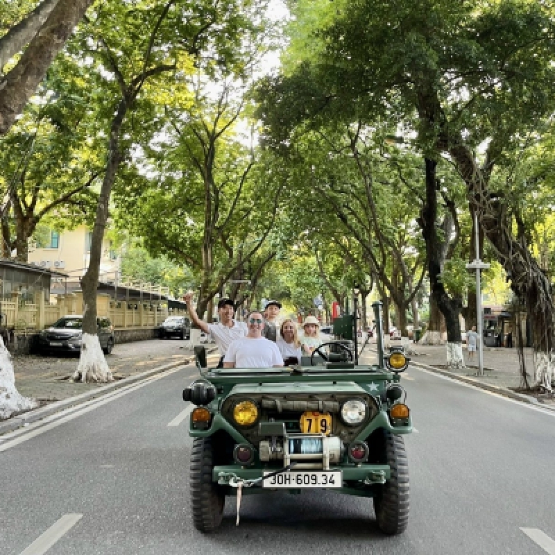 Vintage Jeep Discovery Hanoi Landmarks Secret Corners Afternoon Tour 1