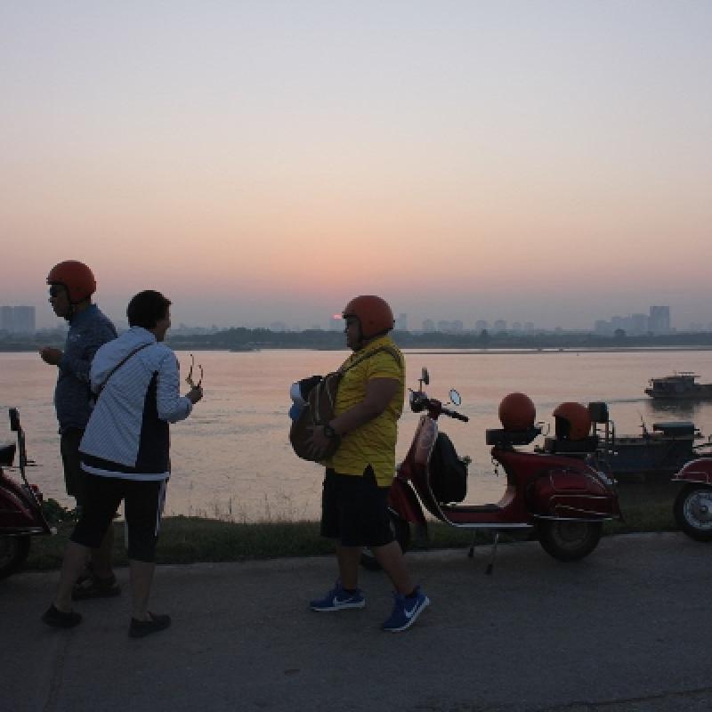Hanoi Vespa Tour Culture Sights and Culinary Delights Exploration (Sunset & Night Tour) Hanoi Vespa Tour Culture Sights and Culinary Delights Exploration (Sunset & Night Tour)