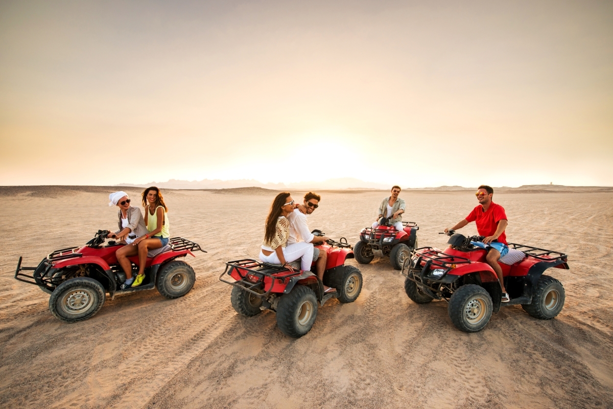 Dubai 30 Mins Single Self Drive Quad Bike, Desert Safari & Entertainment with BBQ Dinner 1