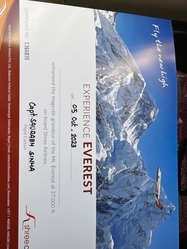 Everest Mountain Flight Tour - 1 hours 3