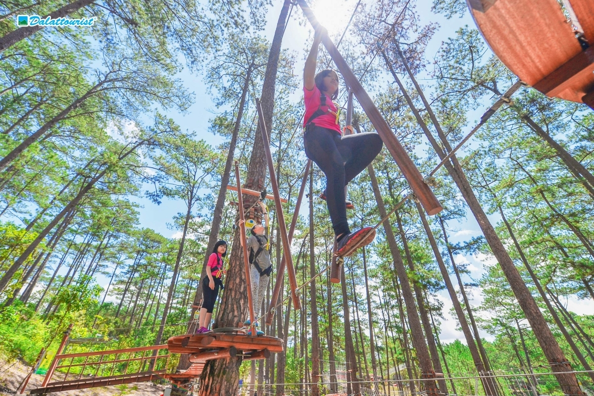 Dalat High Ropes Course (Zipline) Tour 2