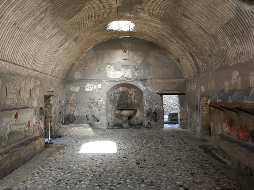 Guide walking tour in Herculaneum site - shared tour 3