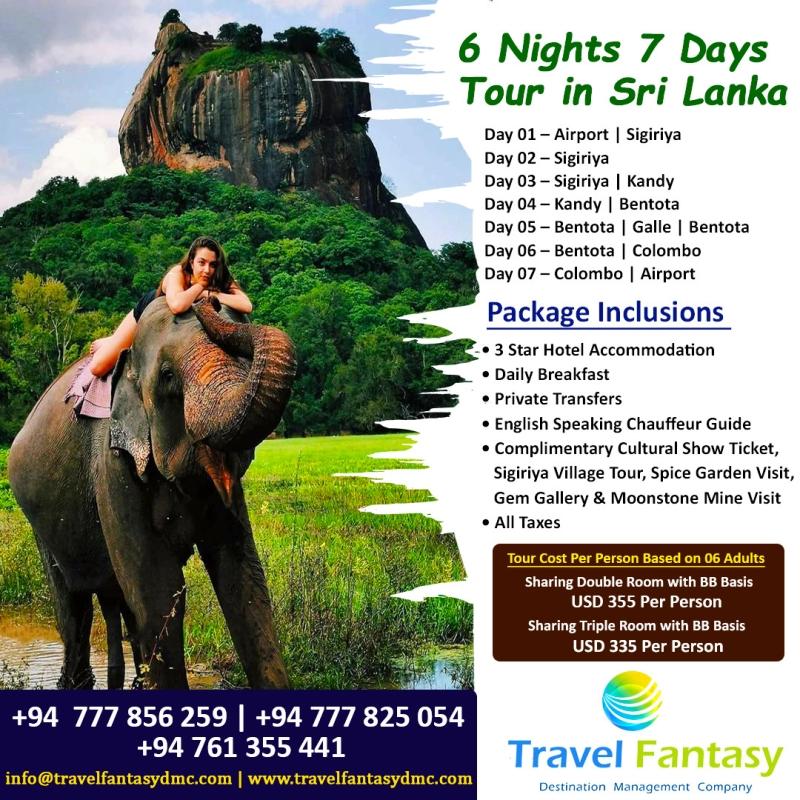6 Nights 7 Days Tour in Sri Lanka 6 Nights 7 Days Tour in Sri Lanka
