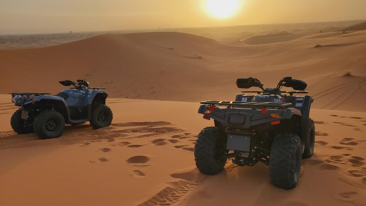 Merzouga: Erg Chebbi " 1 hour by Quad Tour " Merzouga: Erg Chebbi " 1 hour by Quad Tour "