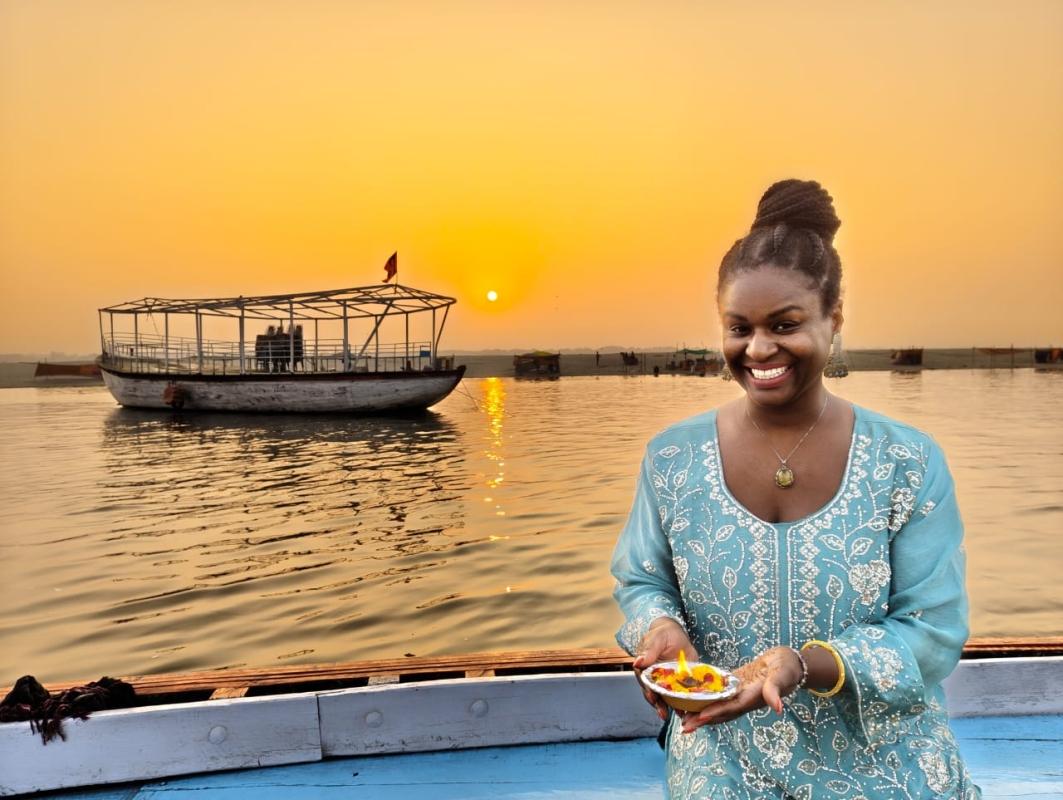 Varanasi & Sarnath: Full-Day Tour with Ganges Boat Ride Varanasi & Sarnath: Full-Day Tour with Ganges Boat Ride