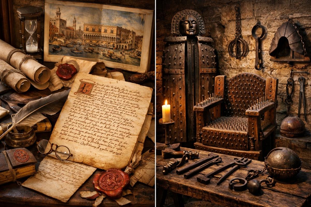 Venice in the Middle Ages: Documents and Torture Instruments Venice in the Middle Ages: Documents and Torture Instruments