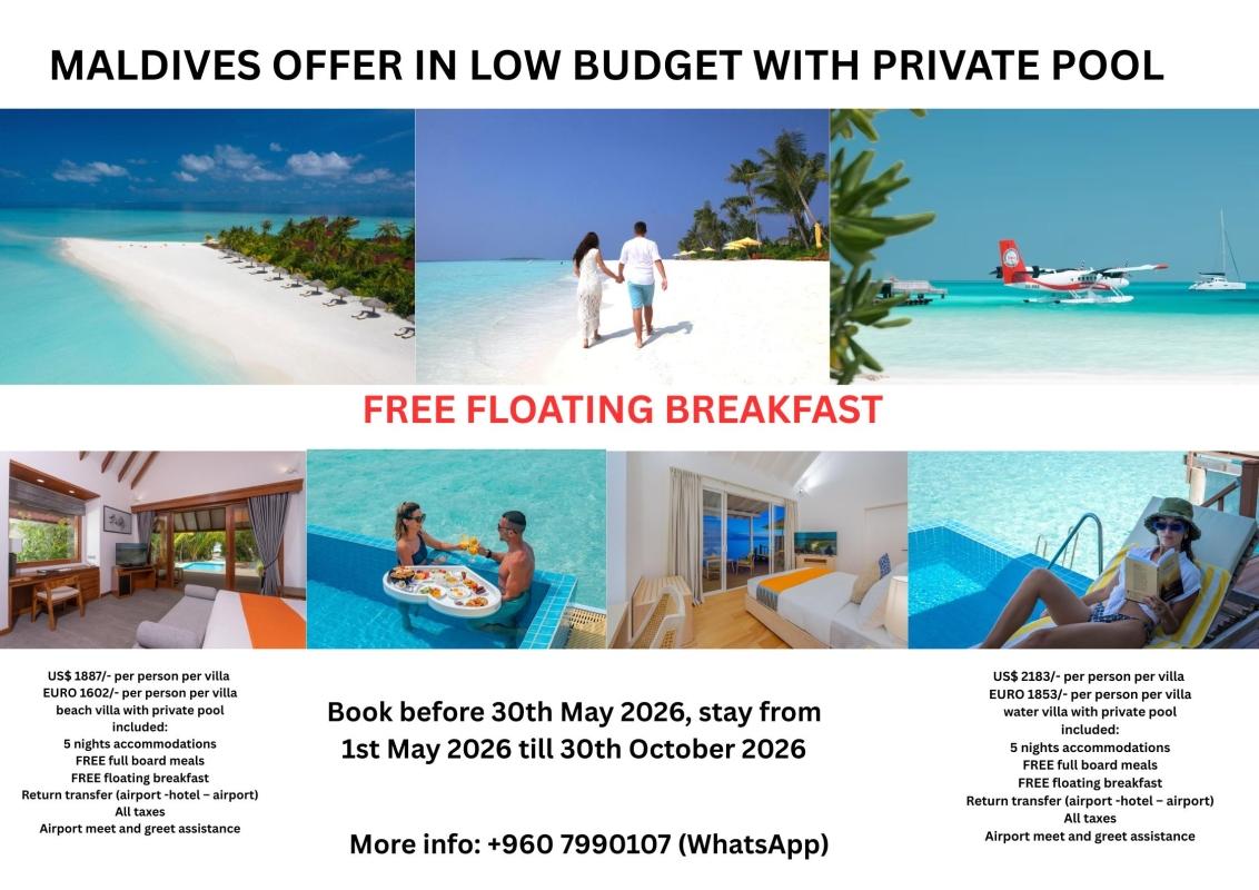 Maldives Honeymoon Holiday Tours Maldives Honeymoon Holiday Tours