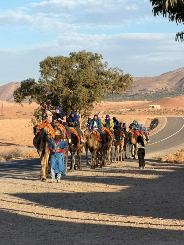Glide over Aguergour after a Camel ride 4