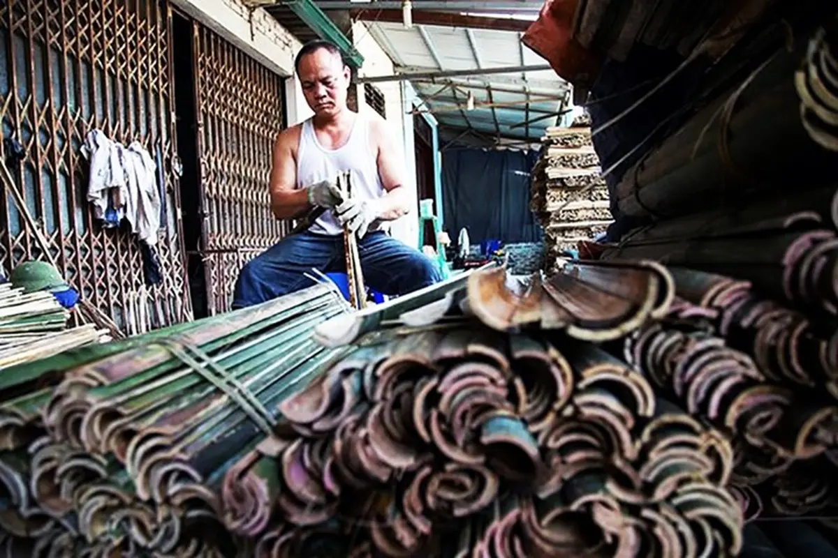 Handmade incense-making activity in local village from Hanoi Handmade incense-making activity in local village from Hanoi