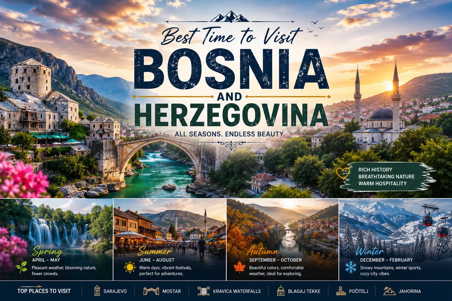 Best Time to Visit Bosnia and Herzegovina