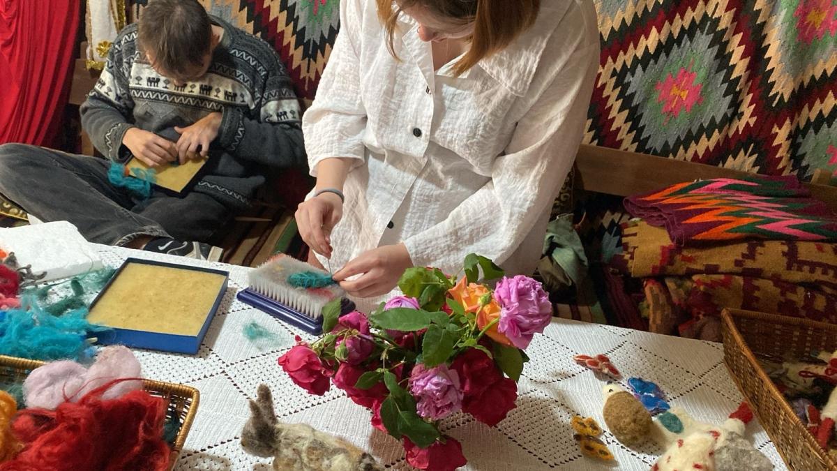Lazarat Wool Art Workshop | Handmade Needle Felting Experience with Local Artisans Lazarat Wool Art Workshop | Handmade Needle Felting Experience with Local Artisans
