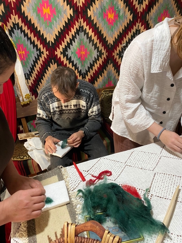 Lazarat Wool Art Workshop | Handmade Needle Felting Experience with Local Artisans 3