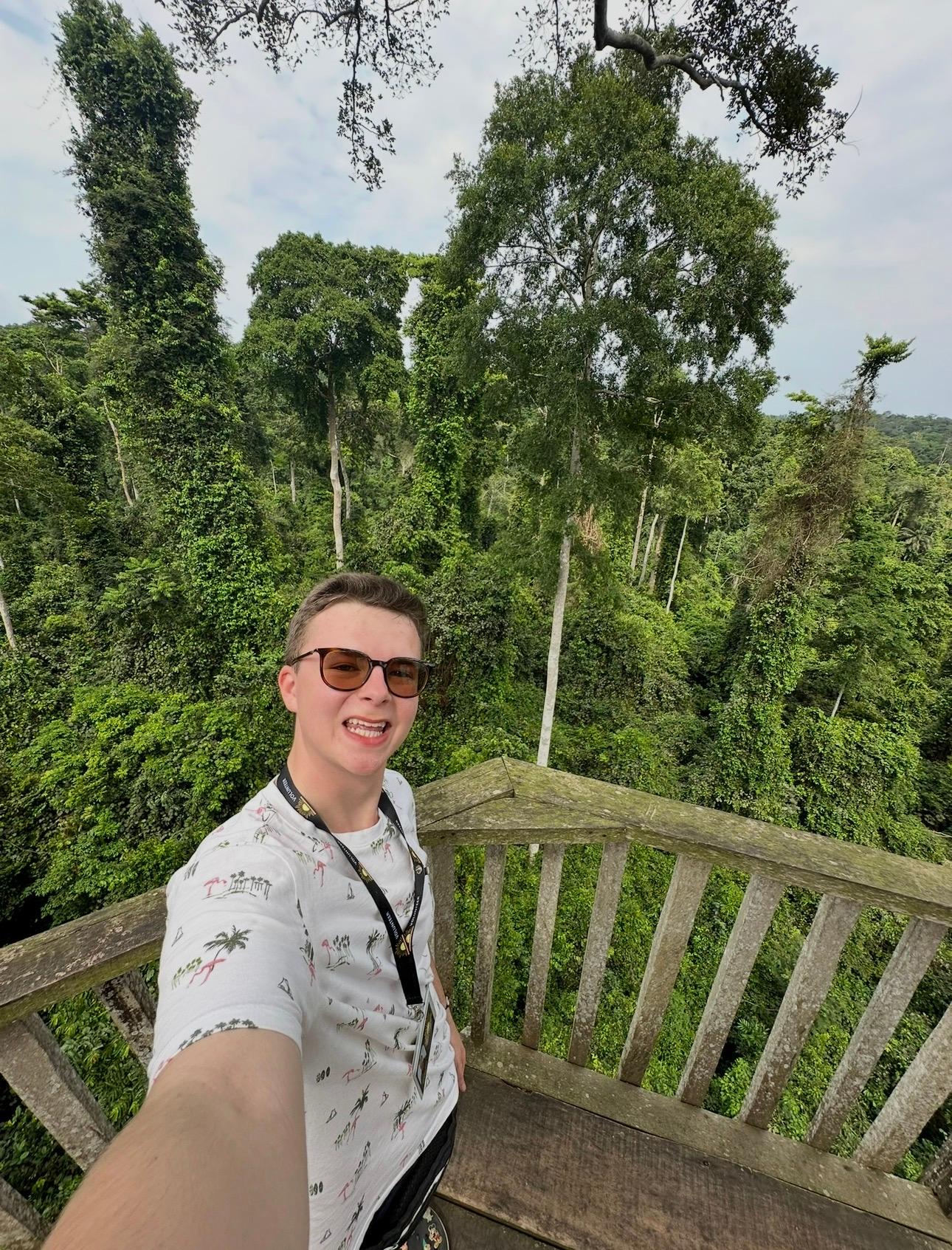 Walking Above the Rainforest at Kakum National Park