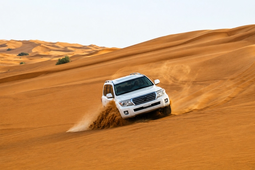 Private Sunset Desert Safari Qatar | Inland Sea, Dune Bashing & Camel Ride 2