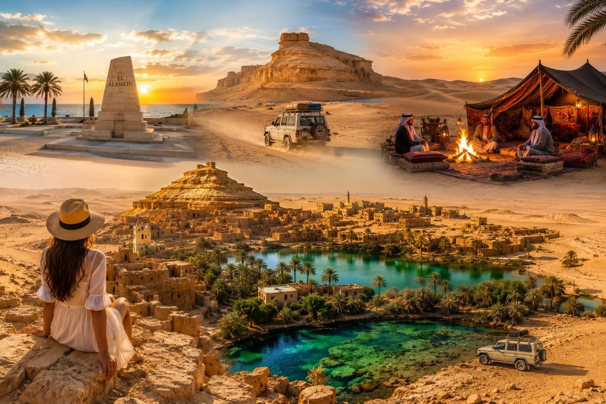 4 Days Siwa Oasis Desert Safari from Cairo | El Alamein, Great Sand Sea & Bedouin Camp 4 Days Siwa Oasis Desert Safari from Cairo | El Alamein, Great Sand Sea & Bedouin Camp