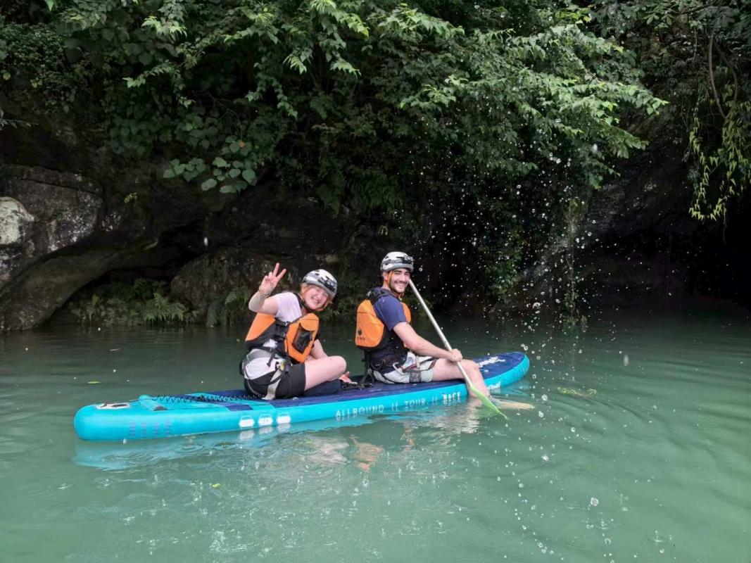Yangshuo Karst Cave Adventure: Caving, Via Ferrata, Zip-line & SUP Yangshuo Karst Cave Adventure: Caving, Via Ferrata, Zip-line & SUP