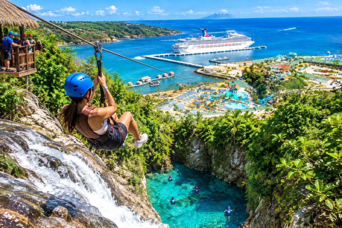 Puerto Plata: Damajagua Waterfalls & Zipline Adventure Puerto Plata: Damajagua Waterfalls & Zipline Adventure