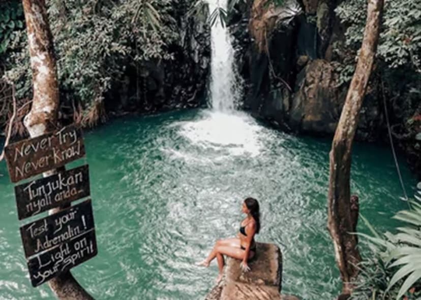 Aling-Aling Waterfall Bali: Cliff Jumping, Slides & Tarzan Swing 3