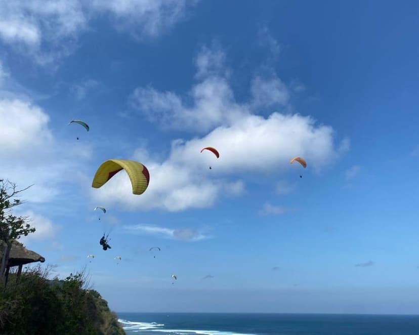 Uluwatu Paragliding Bali: Tandem Flight Over the Cliffs 3
