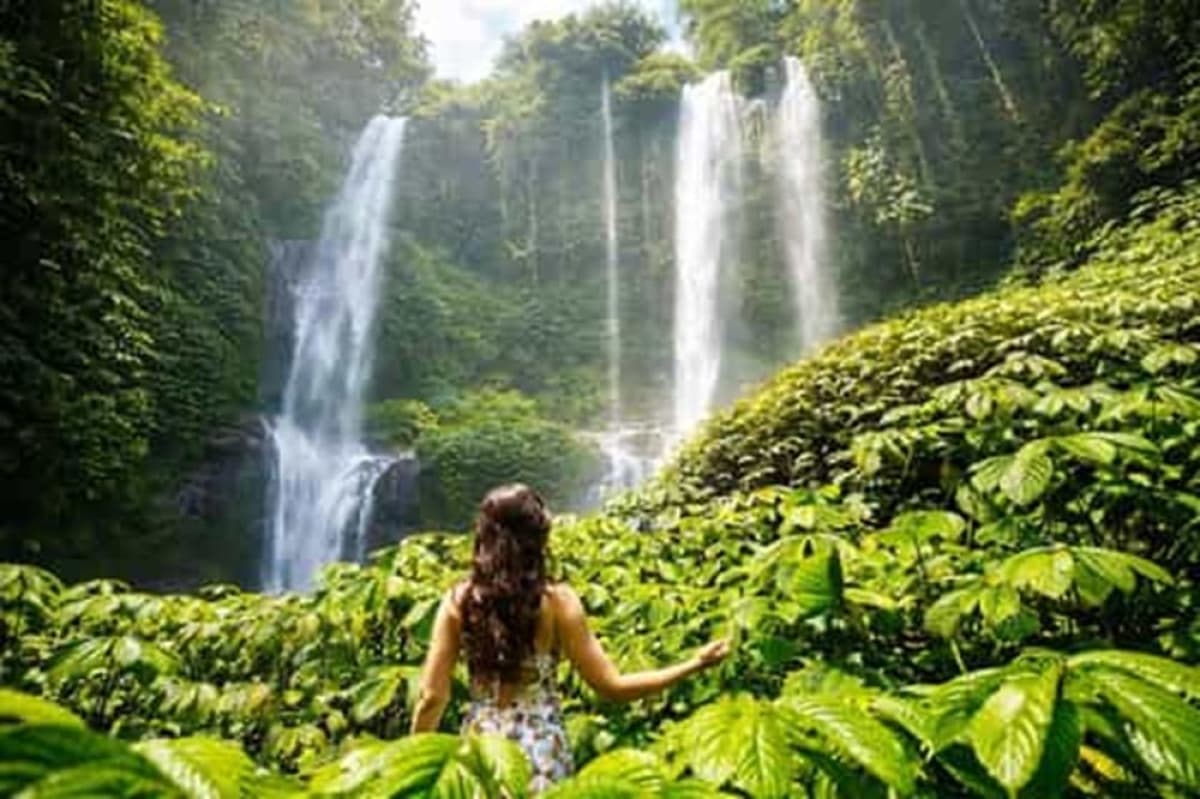 Sekumpul & Fiji Waterfalls Trek: Water Slide, Cliff Jumping & Rice Terraces from Bali 1