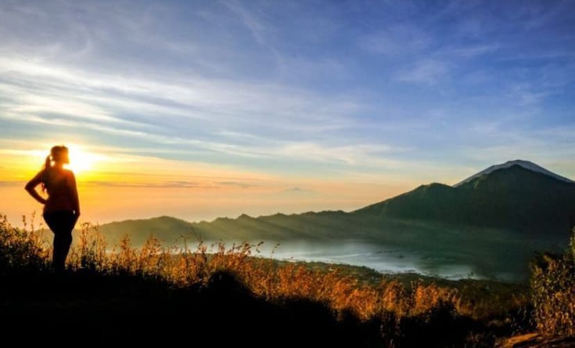 Bali Kintamani Trunyan Hill Sunrise Trekking - Mount Batur Lake Panorama Experience 3