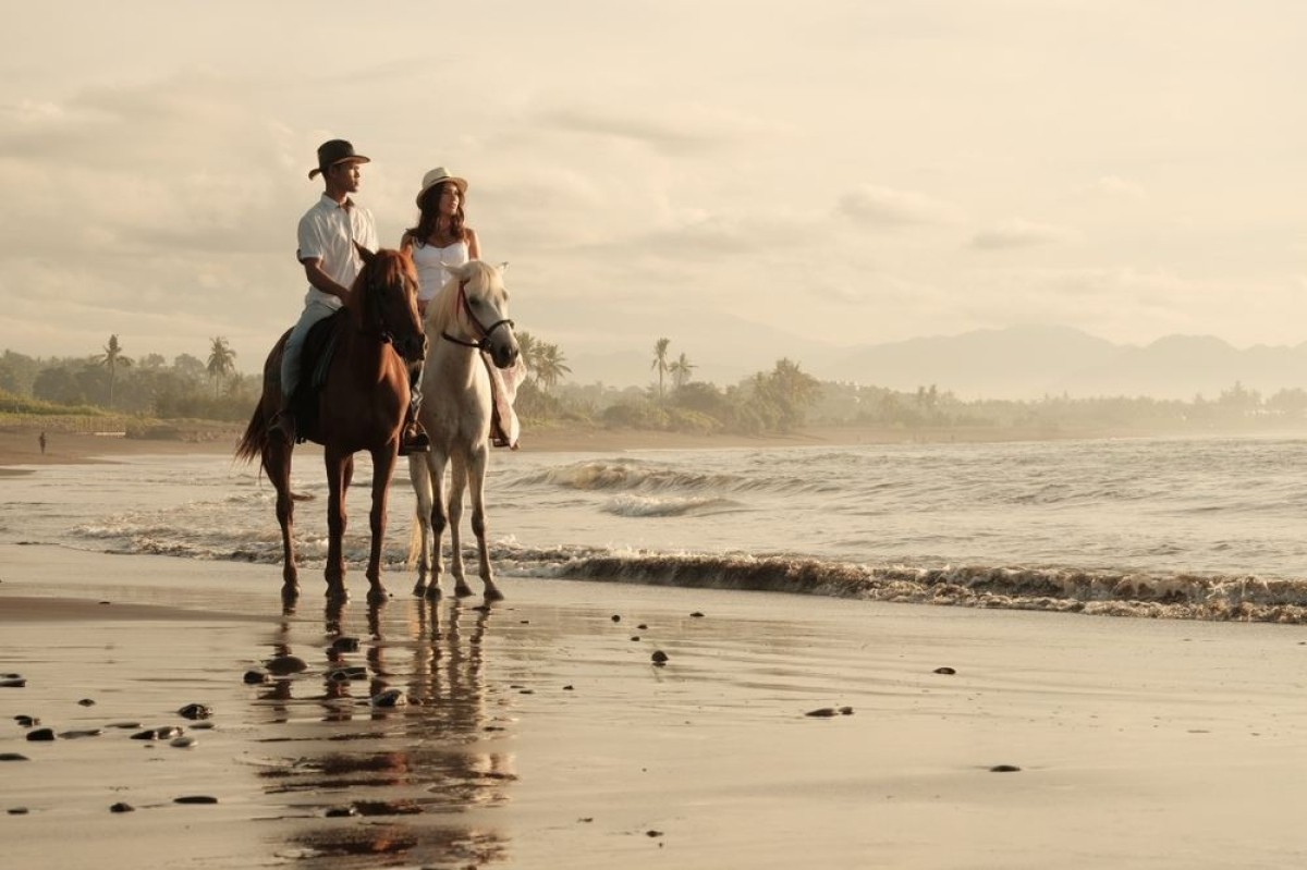 Bali Saba Beach Horse Riding Tour: Black Sand Beach Ride with Hotel Transfer 1