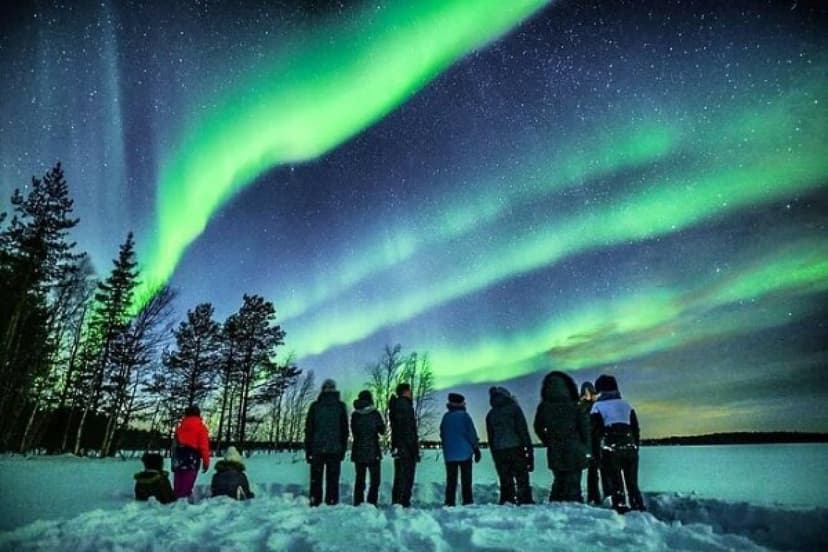 Northern Lights Snowshoeing Tour in Rovaniemi 3