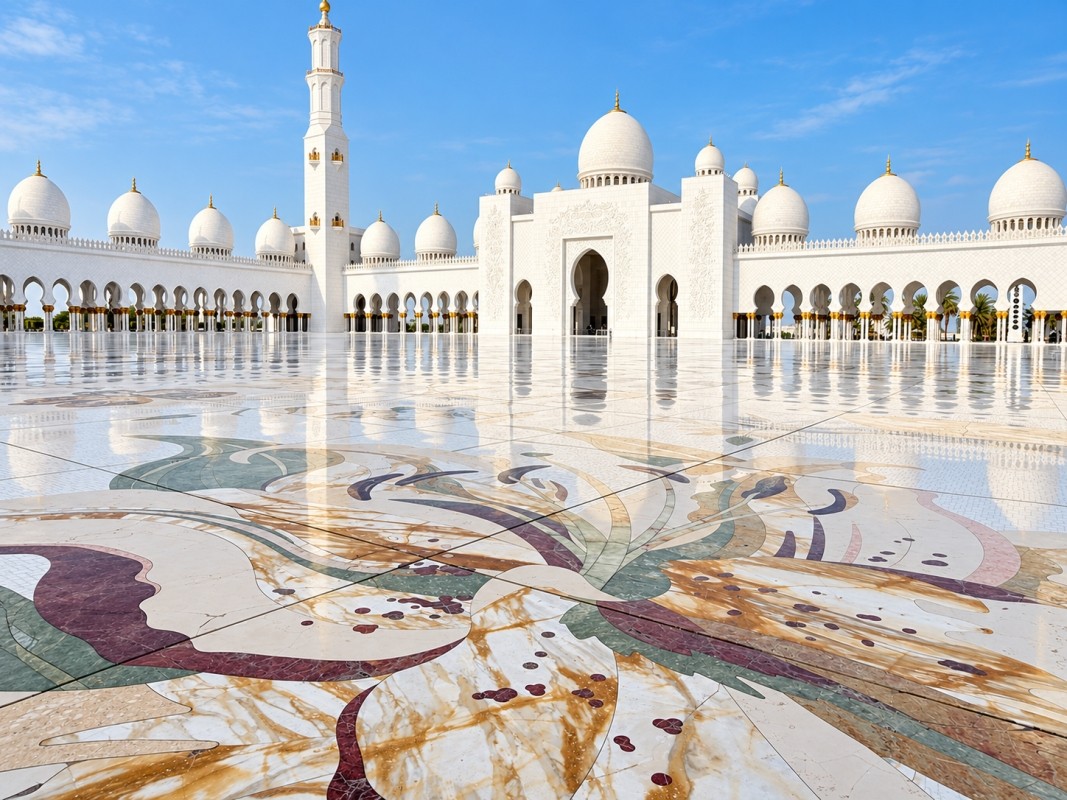 Abu Dhabi Grand Mosque and Qasr Al Watan Private Tour from Dubai 1