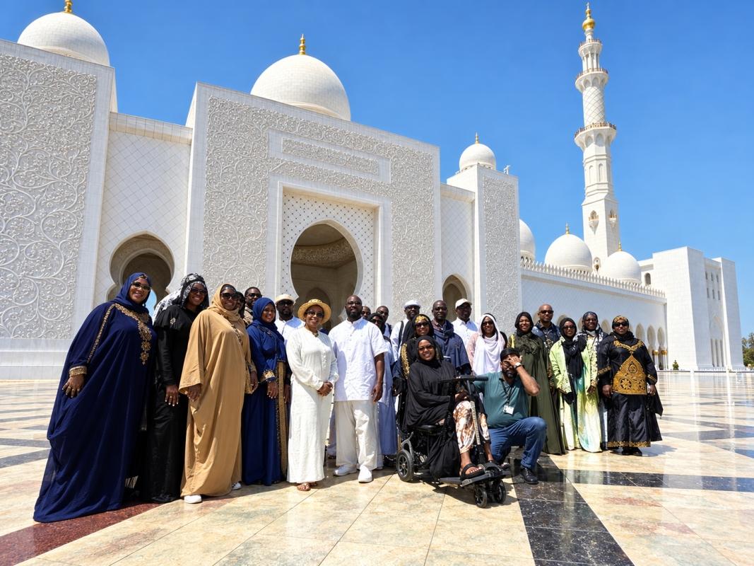 Abu Dhabi Grand Mosque and Qasr Al Watan Private Tour from Dubai Abu Dhabi Grand Mosque and Qasr Al Watan Private Tour from Dubai