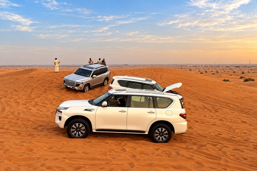 Dubai Private Desert Safari: Dune Bashing, BBQ Dinner & Live Shows 3